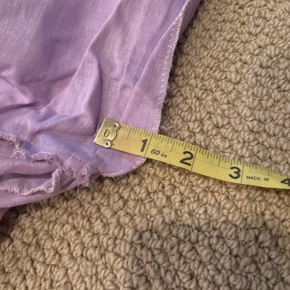 Light Purple Crepe De Chine Silk Saree - Picture 7 of 7